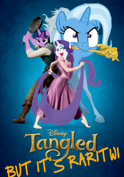 Disney’s Tangled but it’s RariTwi Cover