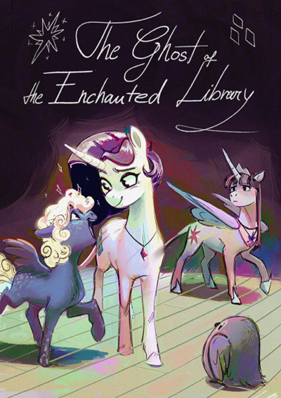 The Ghost of The Enchanted Library Cover